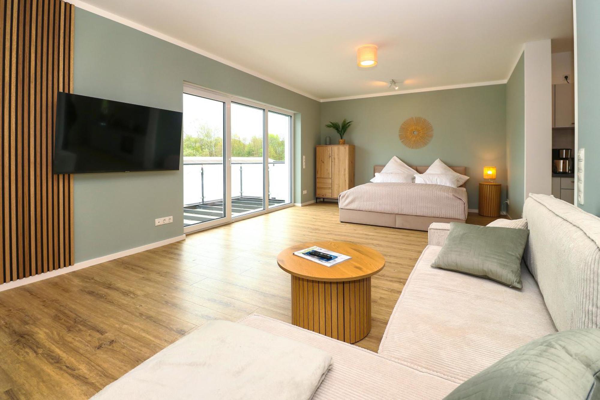 Lightplace - Moderne Apartments In Braunschweig - Balkon - Netflix - Am Kanal المظهر الخارجي الصورة